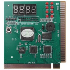 PC Motherboard Diagnostic Card 4-Digit PCI/ISA POST Code Analyzer A5Y21796