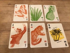 Mixed Lot of 6 Playing Cards ATC Swaps/Junk Journals/Scrapbooks/Crafts