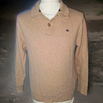 Pedro del Hierro Pullover Größe L im Wollemix sand colored