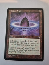 1x Lotus Petal - Tempest - Magic The Gathering - Vintage 1997 LP x1