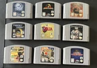 Nintendo 64 N64 9 Game Lot Collector Grade Authentic CLEAN! StarCraft Zelda Dark