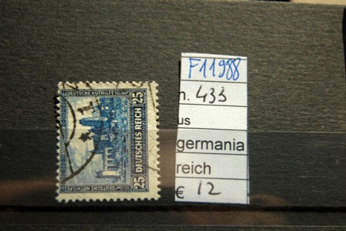 FRANCOBOLLI GERMANIA REICH USATI N°433 (F11988)