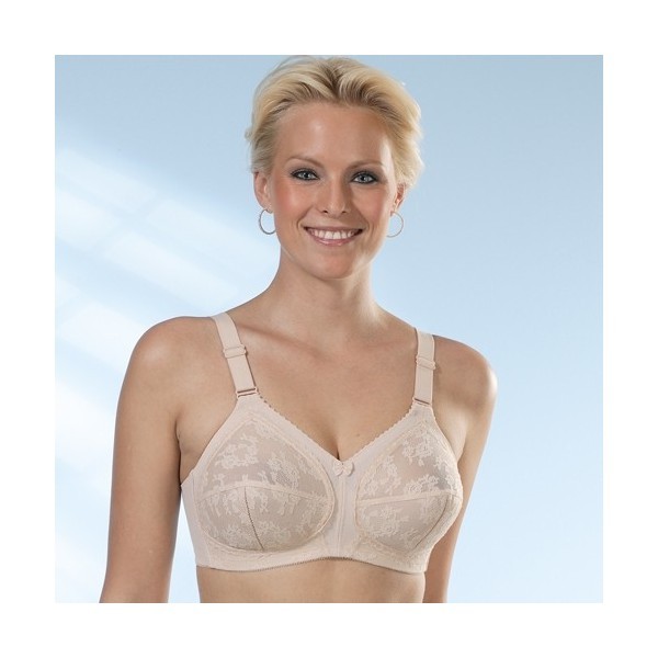 Triumph Classics Doreen X 75-110 Copa B - J Sujetador O. Aro Blanco Beige Gris