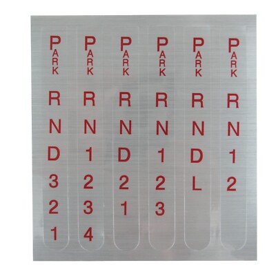 B&M 80848 Transmission Shift Indicator Window or Decal Reverse Pattern