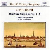 C.P.E. / BENDA BACH - HAMBURG SINFONIAS / NEW Audio CD