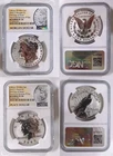 2023-S Reverse Proof $1 Morgan and Peace Dollar 2pc Set NGC PF70 FDI 100th Label