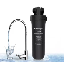 Vortopt Under Sink Water Filter  - 19K Gallons NSF/ANSI 53&42 Certified Wa
