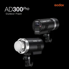 New Godox AD300Pro 2.4G TTL HSS Pocket Outdoor Li-ion Battery Flash Speedlite