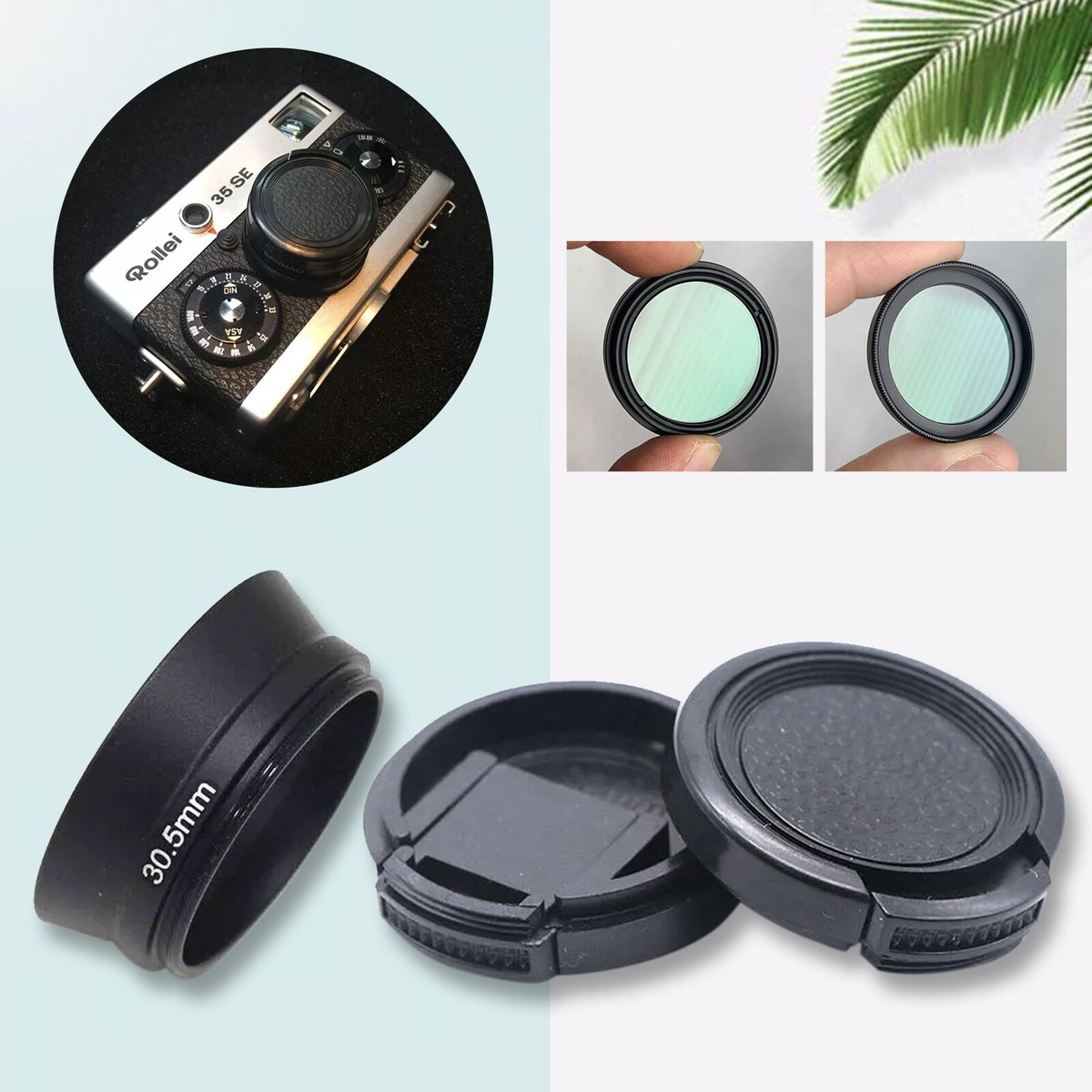 For Rollei 35 series 35S 35SE Sonnar UV Lens Filter+Lens