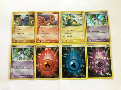 pokemon emerald cards Pokemon Cards EX EMERALD Set /106 Stamped HOLO Shiny