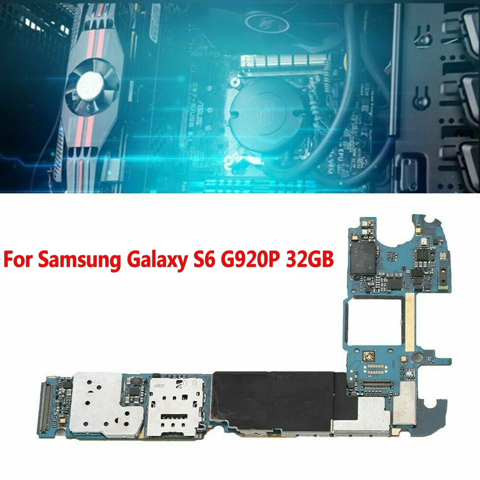 Mainboard Motherboard Logic Board for Samsung Galaxy S6 G920P 32GB Unlocked HUY - Image 2 of 4