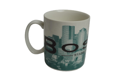 , preview full size image STARBUCKS BOSTON 2005 Barista SKYLINE Series ONE Mug