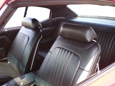 1971-1972 Chevelle Hardtop Deluxe Bucket Seat Interior Kit Black