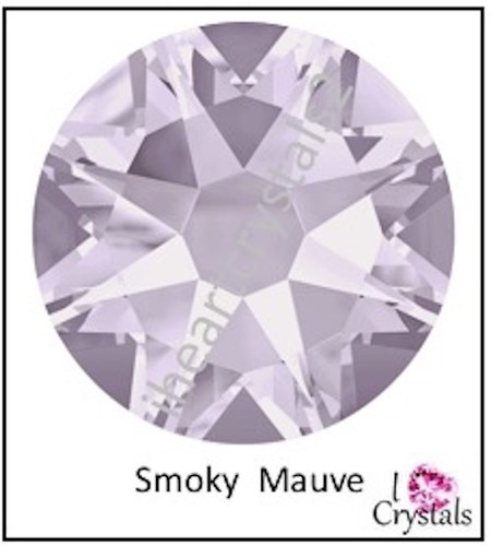 SMOKY MAUVE 16ss 4mm IHC Austrian 2088 Crystal Flatback Rhinestones 144 pieces - Picture 2 of 6