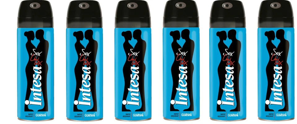 MIRATO INTESA UNISEX Deo GUARANA 6 x125ml Deodorant Spray