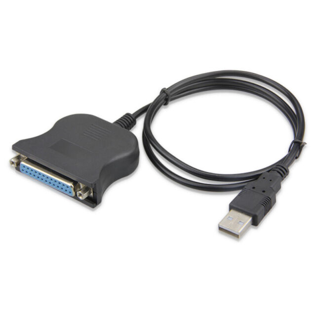 USB port to DB-25 port Parallel Cable Cord Adapter for HP Brother Canon Printer