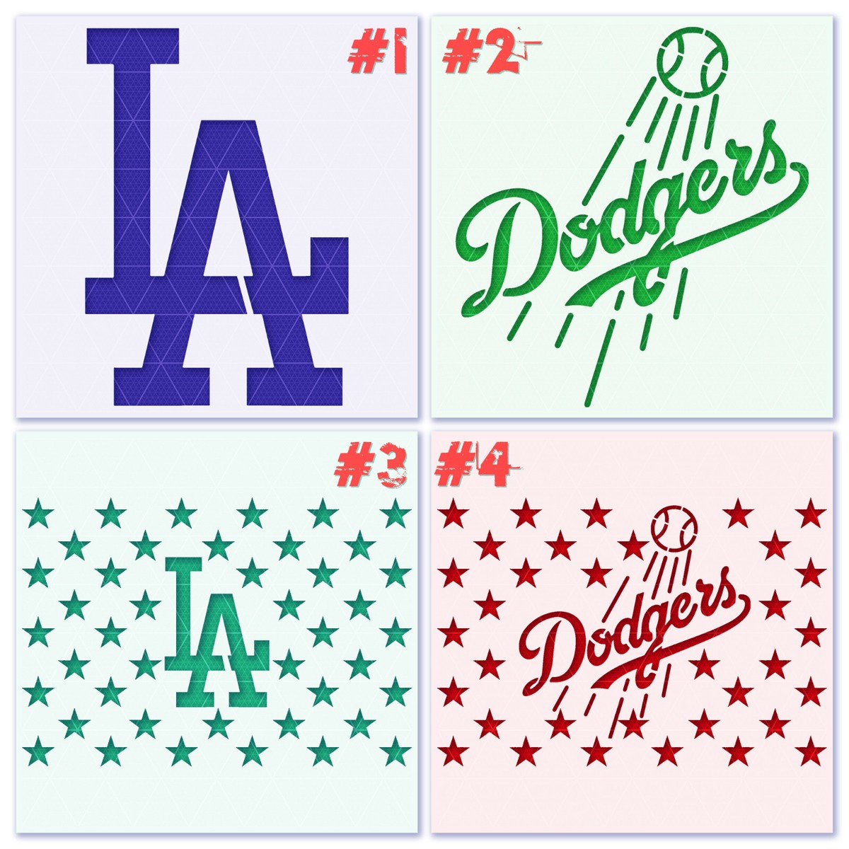 LA Los Angeles Dodgers Stencil- Reusable & Durable - 10 mil - Free Shipping | eBay la-los-angeles-dodgers-stencil-reusable-durable-10-mil-free-shipping-ebay