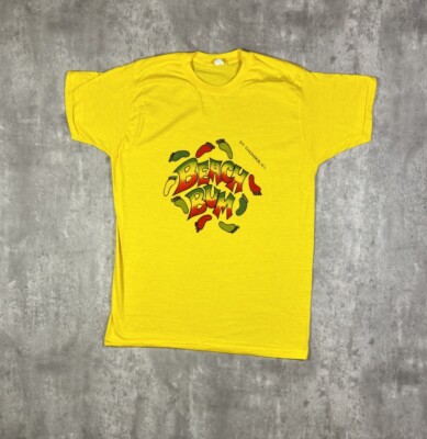 Vintage 70s Beach Bums Surf T-Shirt size XL