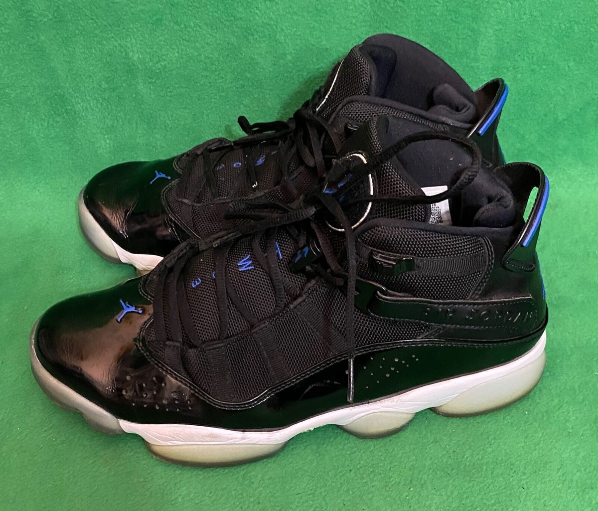 Nike Air Jordan 6 Rings SPACE JAM Black Blue 322992-016  display picture 1