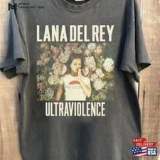 Ultraviolence Lana Del Rey 2024 graphic charcoal shirt unisex men women KV21237