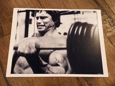 ARNOLD SCHWARZENEGGER Art Print Photo Rare 11''x14''  Gym, WEIGHT LIFTING Poster