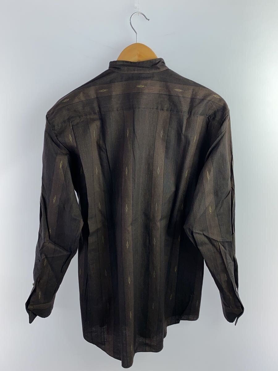 TOKIO KUMAGAI Long Sleeve Shirt Wool BRW Stripe TNBHJ-63230 TOKIO KUMAGAI Long Sleeve Shirt Wool BRW Stripe TNBHJ-63230