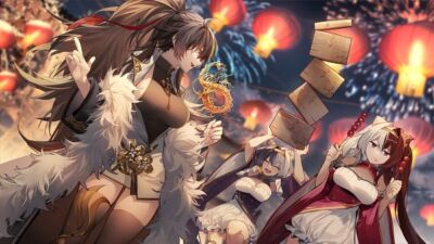 Azur Lane chao ho harbin ying swei fireworks kebab Custom Gaming Mat Desk 9838