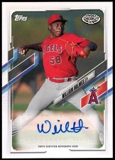 2021 Topps Pro Debut WILLIAM HOLMES Autograph Prospect Auto Card #PD-6