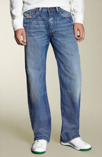 DIESEL Kuratt JEANS 30 x 26.5 Mens BLUE Distressed ITALY DIESEL Kuratt JEANS 30 x 26.5 Mens BLUE Distressed ITALY