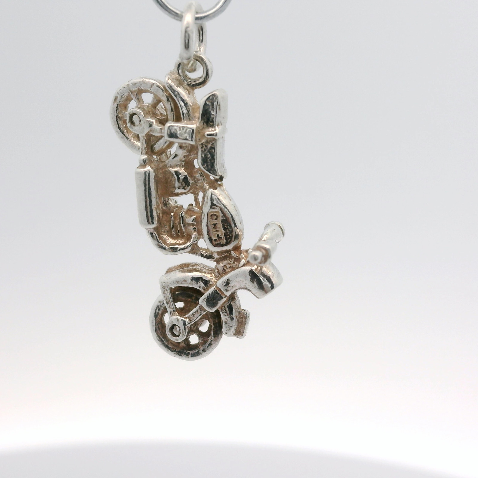 Charme Vintage En Argent Sterling 925 - Figurine De Taureau (bull) 6,9g, 2,5cm - Occasion Bon état