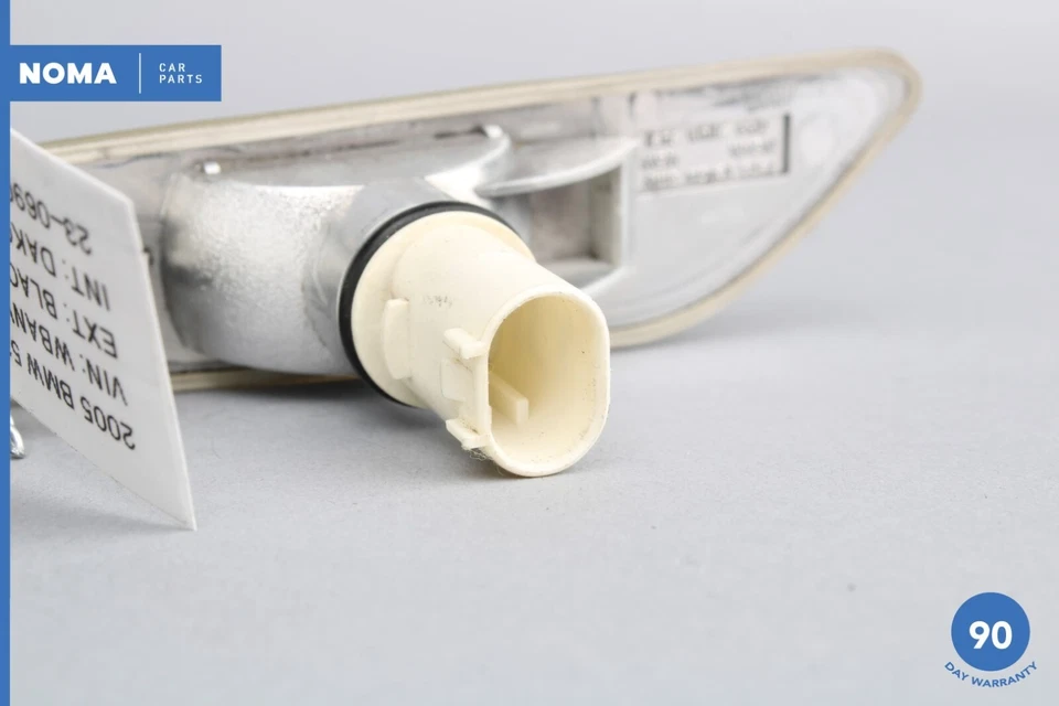 08-10 BMW 535i E60 guardabarros delantero izquierdo ala lateral marcador luz lámpara 63137165741 OEM Foto 4 de 4