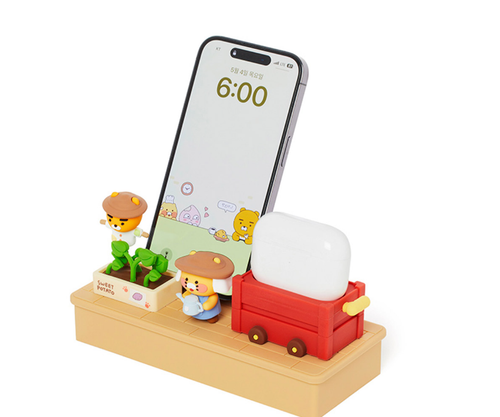 Kakao Friends & Chunchik 2in1 Dual Charger Holder Apple/Airpod Sweet Potato Farm - 第 8/8 張圖片