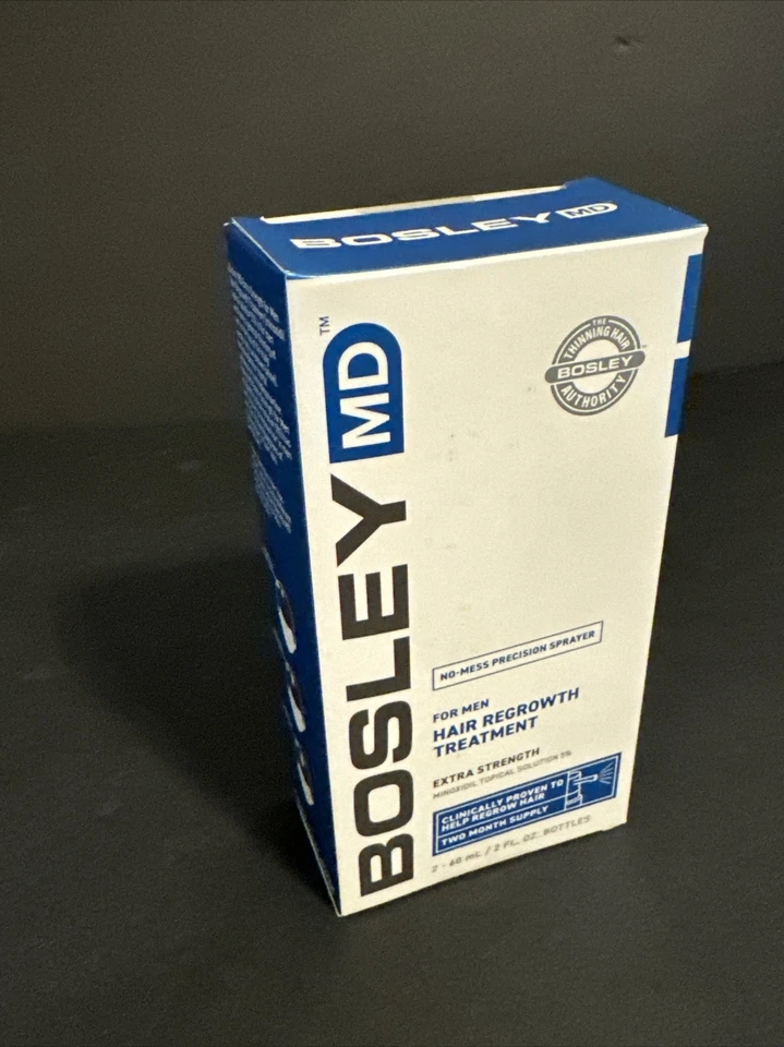 2x BOSLEY MD Hair Regrowth Treatment for Men(2 Month Supply/ea)Read Description! - Image 2 of 4