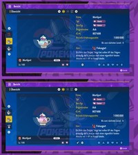 Mortipot original Shiny/ non shiny 6IV Lvl 100 EV Set Pokemon Karmesin u. Purpur