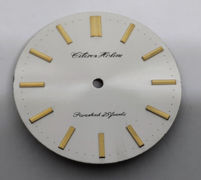 Genuine NOS Vintage Citizen Hi-Line Parashock 25J Gold Colored 
