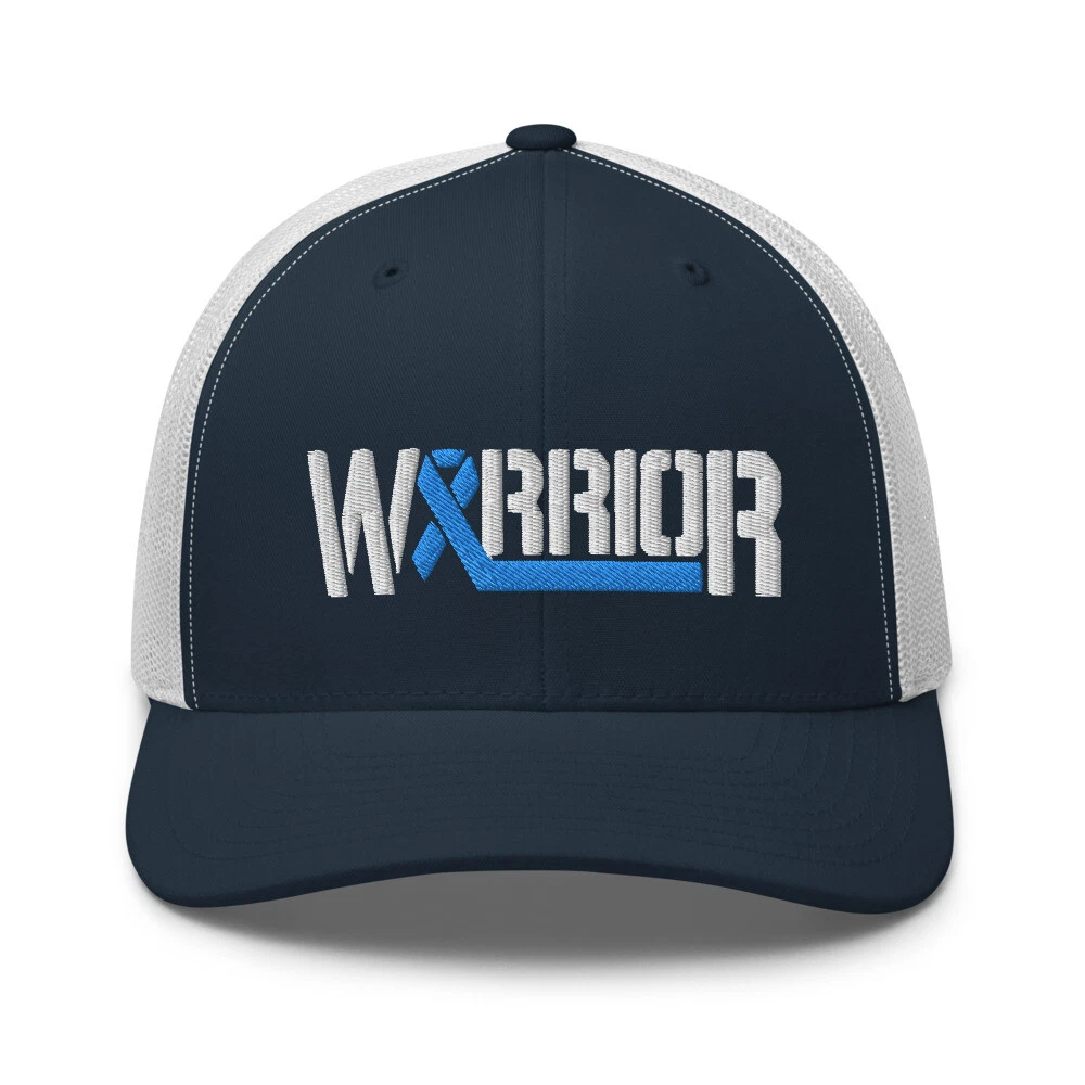Prostate Cancer Warrior Fighter Embroidered Trucker Hat Cap Clothing Gift