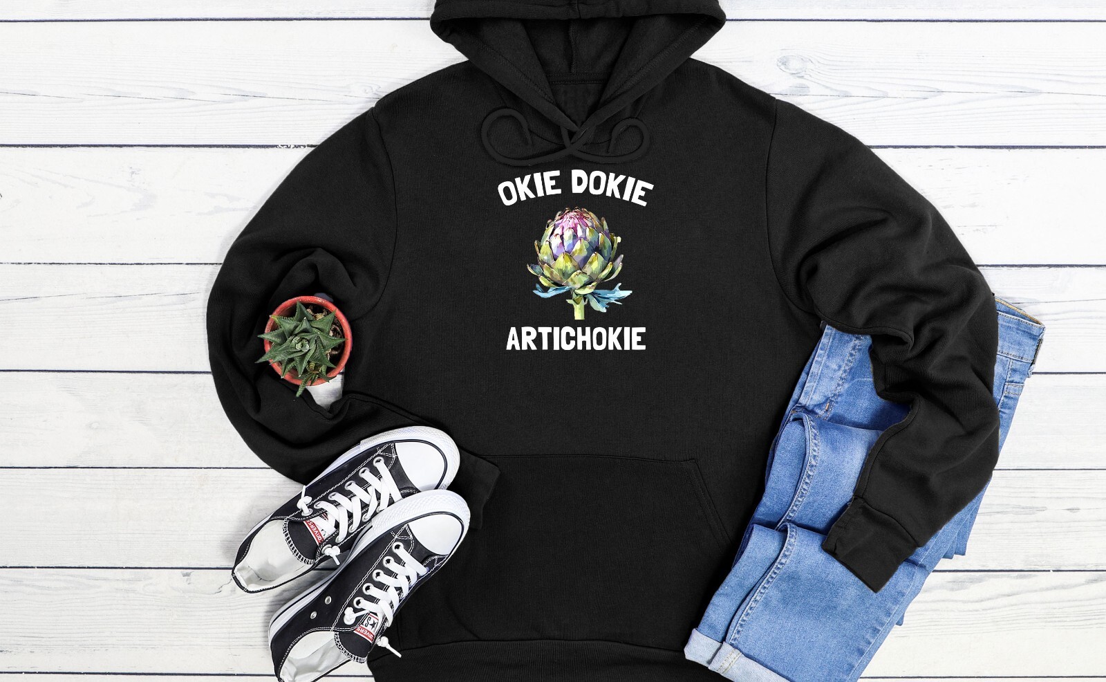 Okie Dokie Artichokie T-Shirt Cool Men Women Unisex Shirt Hoodie Baseball 4145 image 4