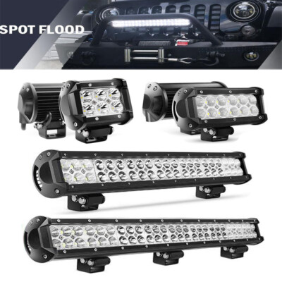 Auto LED Licht Bar Offroad Scheinwerfer Nebellampe Arbeitslicht LKW Anhänger