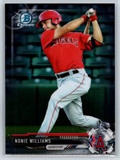 2017 Bowman Draft Chrome Nonie Williams Rookie Los Angeles Angels RC #BDC-153