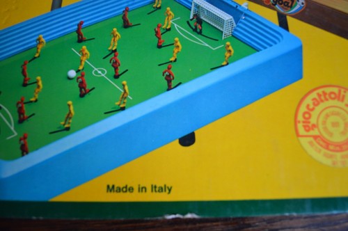 1970'S VINTAGE ARCOFALC DRIBBLING KIT TABLE SOCCER SET of 15 + 1 PLAYERS UNUSED - Picture 7 of 11