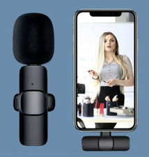 Wireless Microphone Lapel Mic Livestream, Vlog, Clip-on, iPhone, iPad