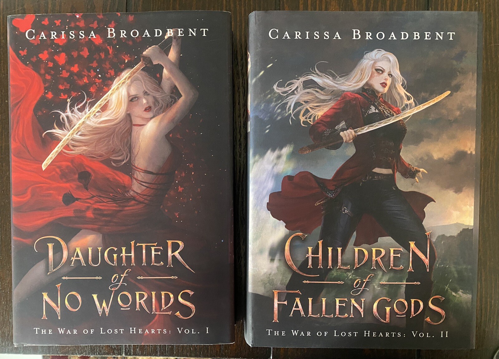 Daughter of No Worlds & Children of Fallen Gods by Carissa Broadbent
