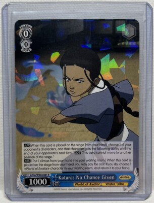 Katara: No Chance Given WX04-081 R Avatar the Last Airbender Weiss Schwarz Holo