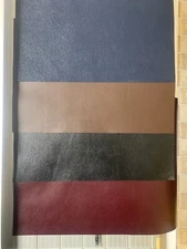 Bonded Leather, book binding, (1 piece 12"x 24") burgundy,black,mahogany or blue