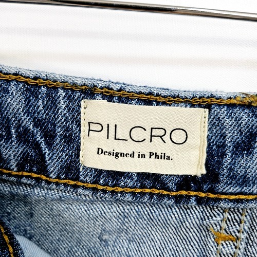 Anthropologie - Jeans a vita alta Pilcro The Austyn - blu - 28 W - prezzo consigliato £ 130 - Foto 6 di 9