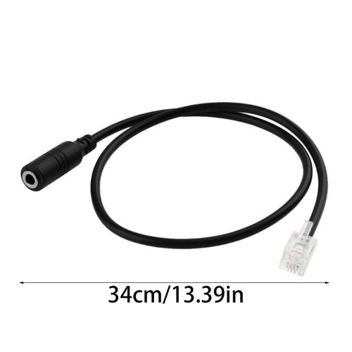 RJ9 4P4C męski na gniazdo 3,5 mm kabel adaptera z gniazdem słuchawkowym 3,5 mm do RJ9 - Zdjęcie 8 z 8