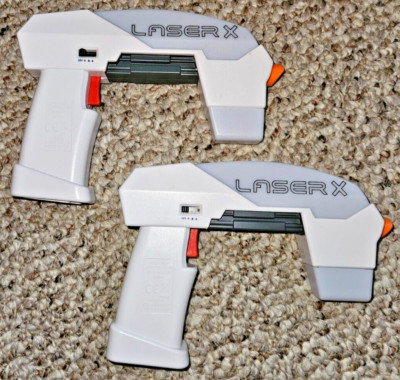 Two Laser X Revolution  Micro Laser Tag Gaming Blaster Guns Pre-Owned