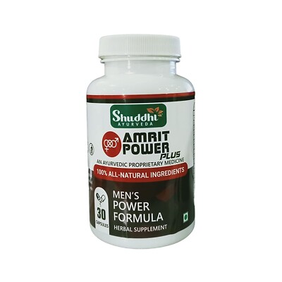 Shuddhi AMRIT POWER PLUS 30 CAP For Men Long Expiry