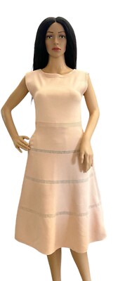 Sandro Scoop Neck Knee Length Dress(3) Nude | eBay Sandro Scoop Neck Knee Length Dress(3) Nude | eBay