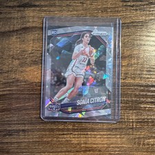 2025 Panini Prizm WNBA #122 Sonia Citron Ice Prizm RC Mystics